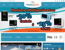 Tablet Screenshot of medicagama.com.mx